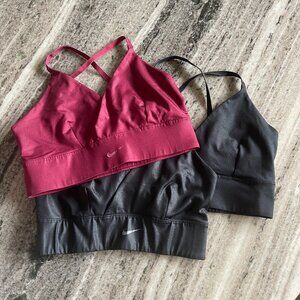 3 Nike workout Bras sz Medium